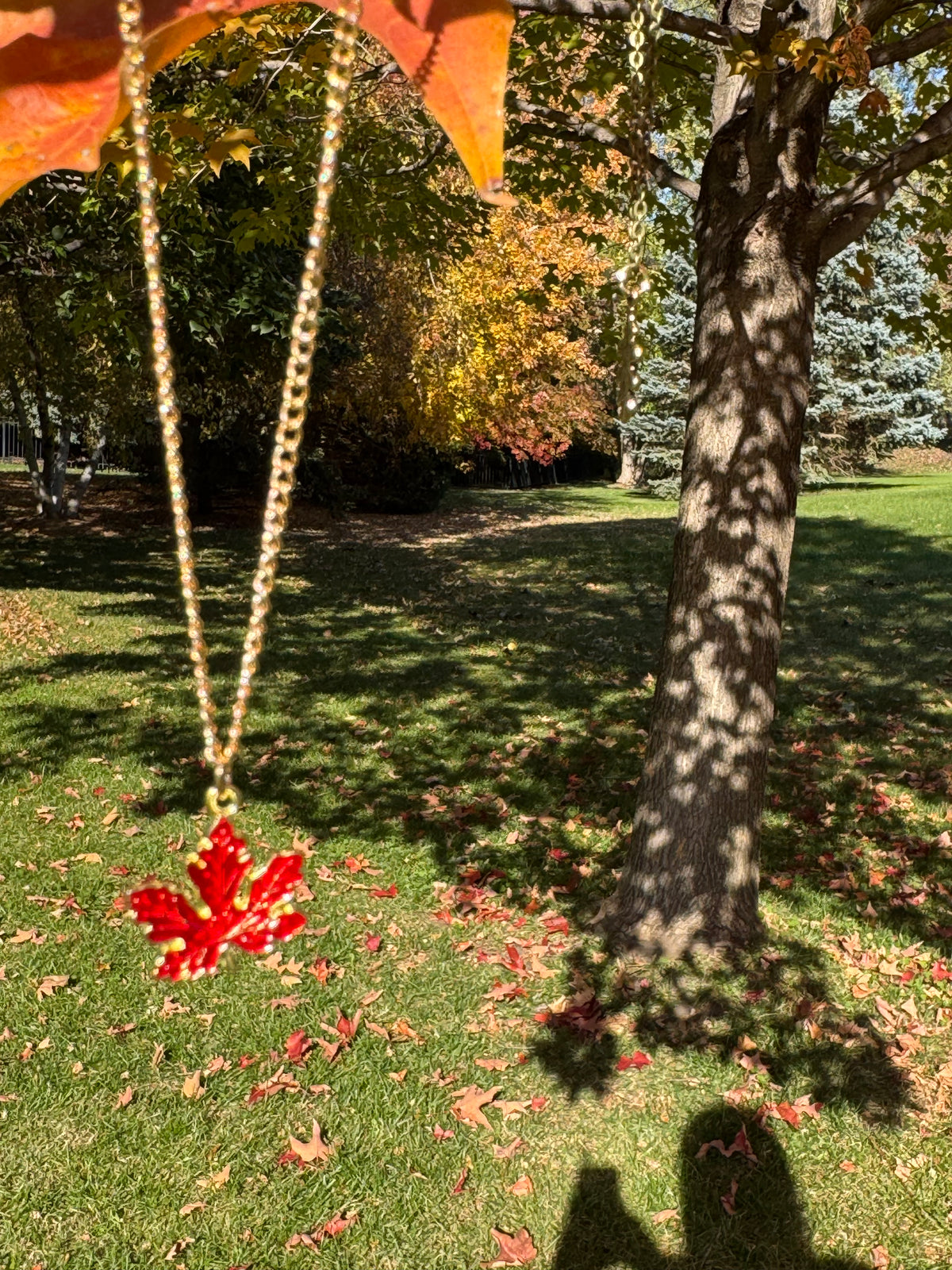 Autumn Leaf Necklace
