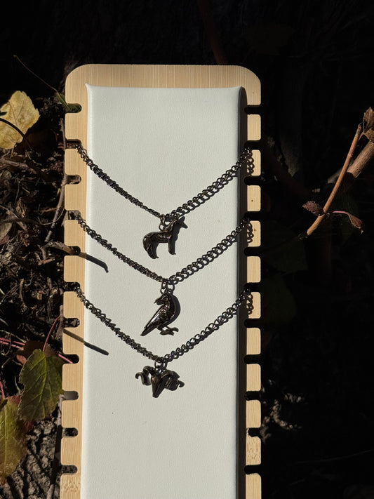 Skeleton Unicorn Necklace