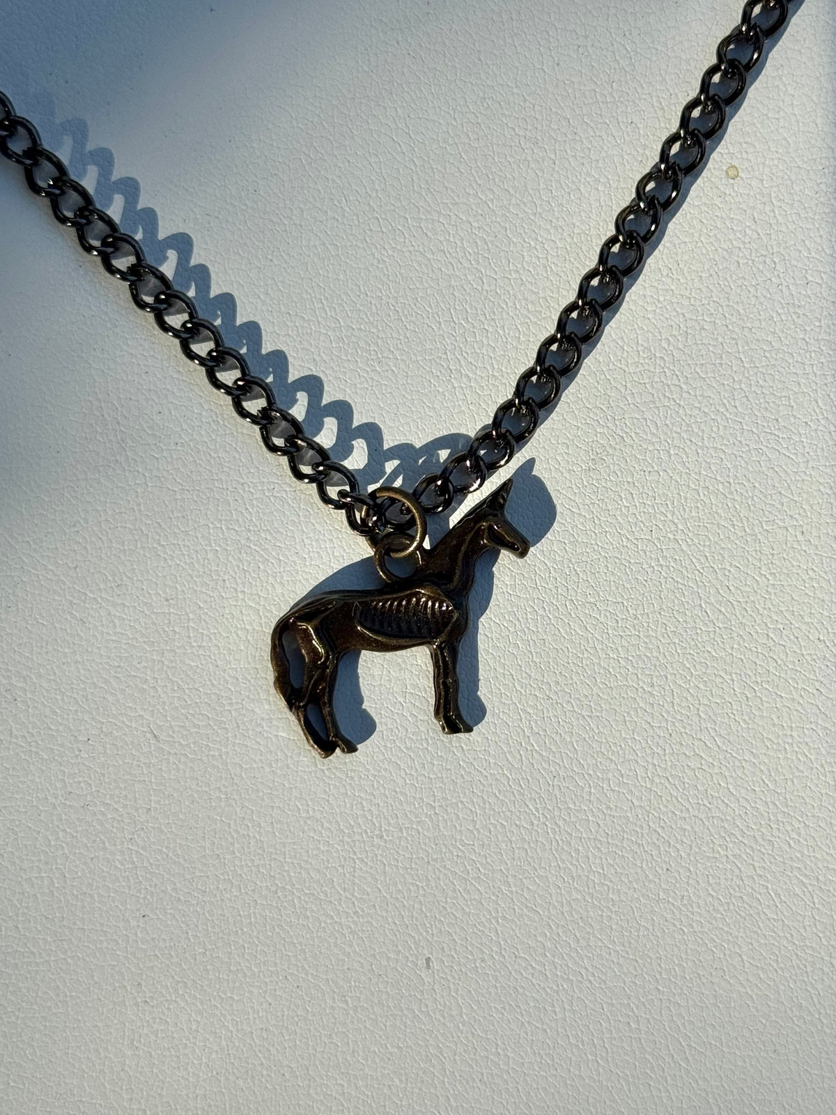 Skeleton Unicorn Necklace