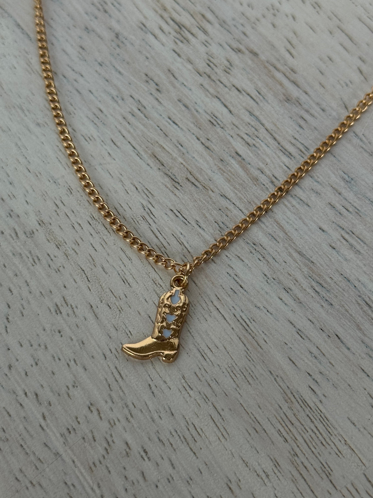 Bailey’s Boots Necklace