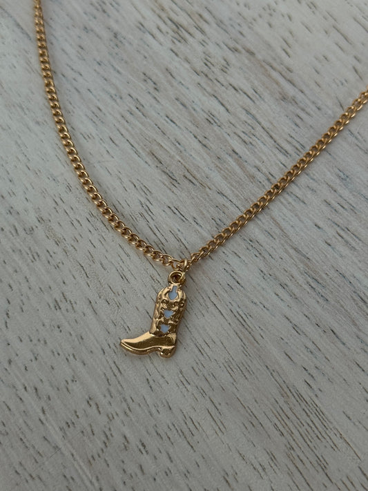 Bailey’s Boots Necklace