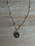 Western Girl Necklace - Pearl Chain