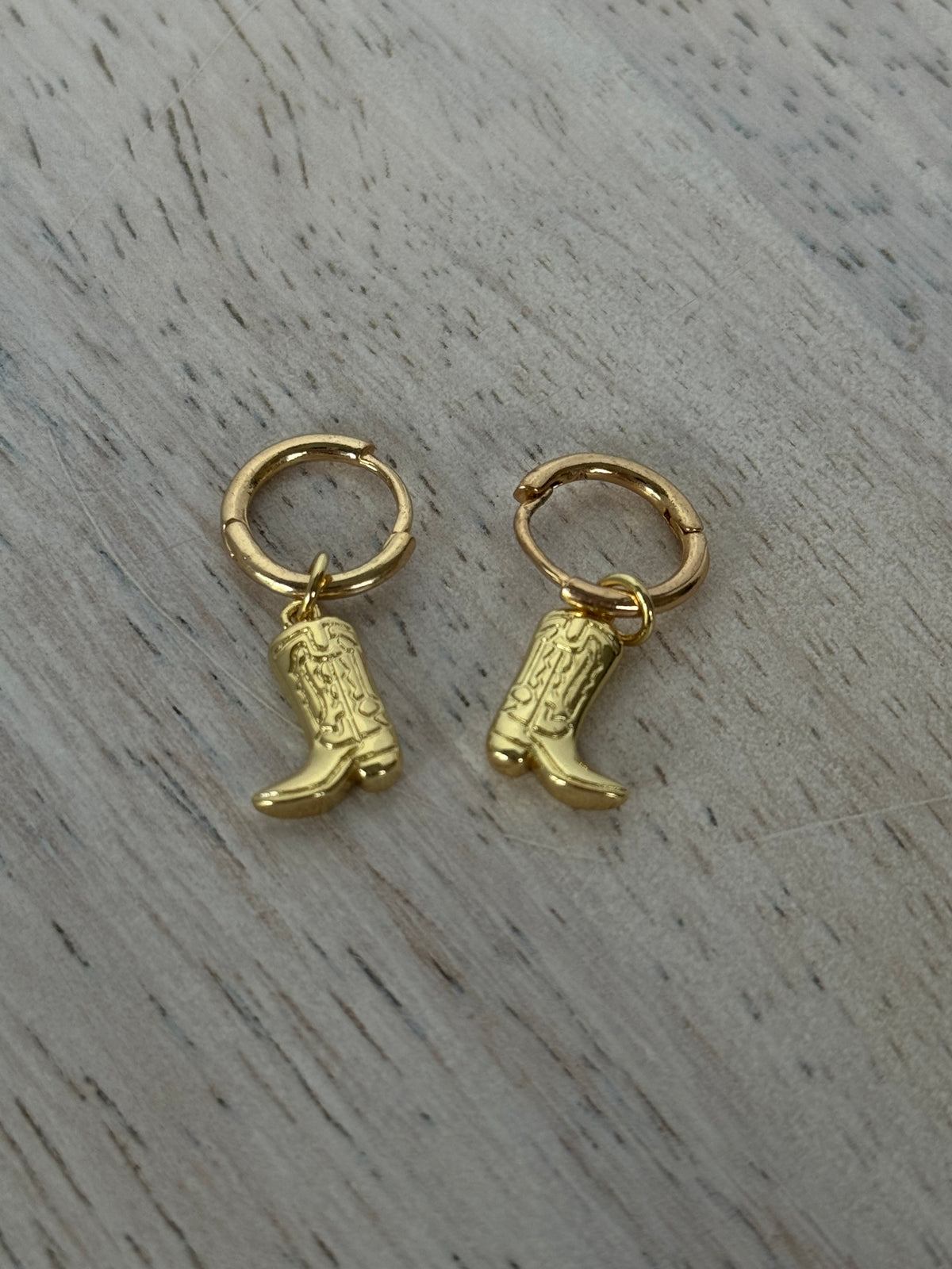 Golden Boot Earrings