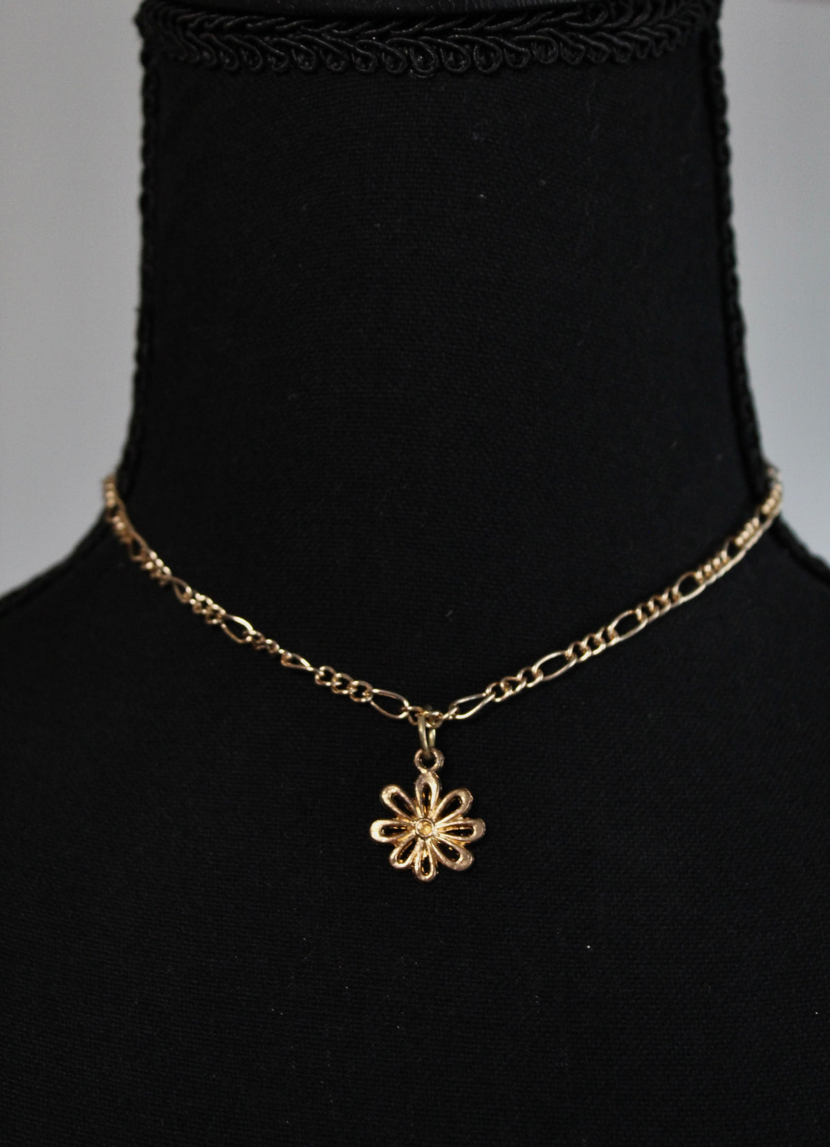 Golden Flower Necklace