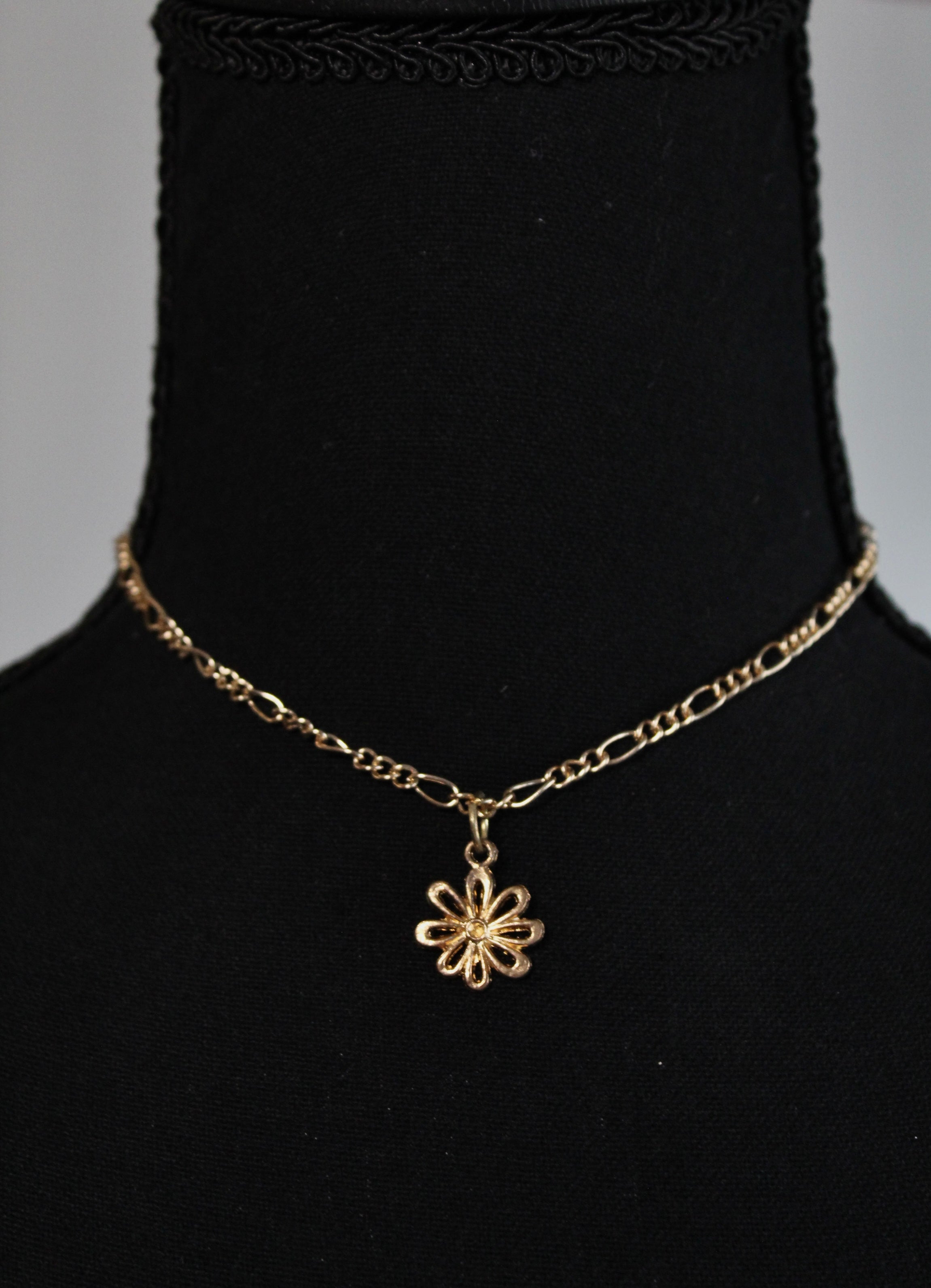 Golden Flower Necklace