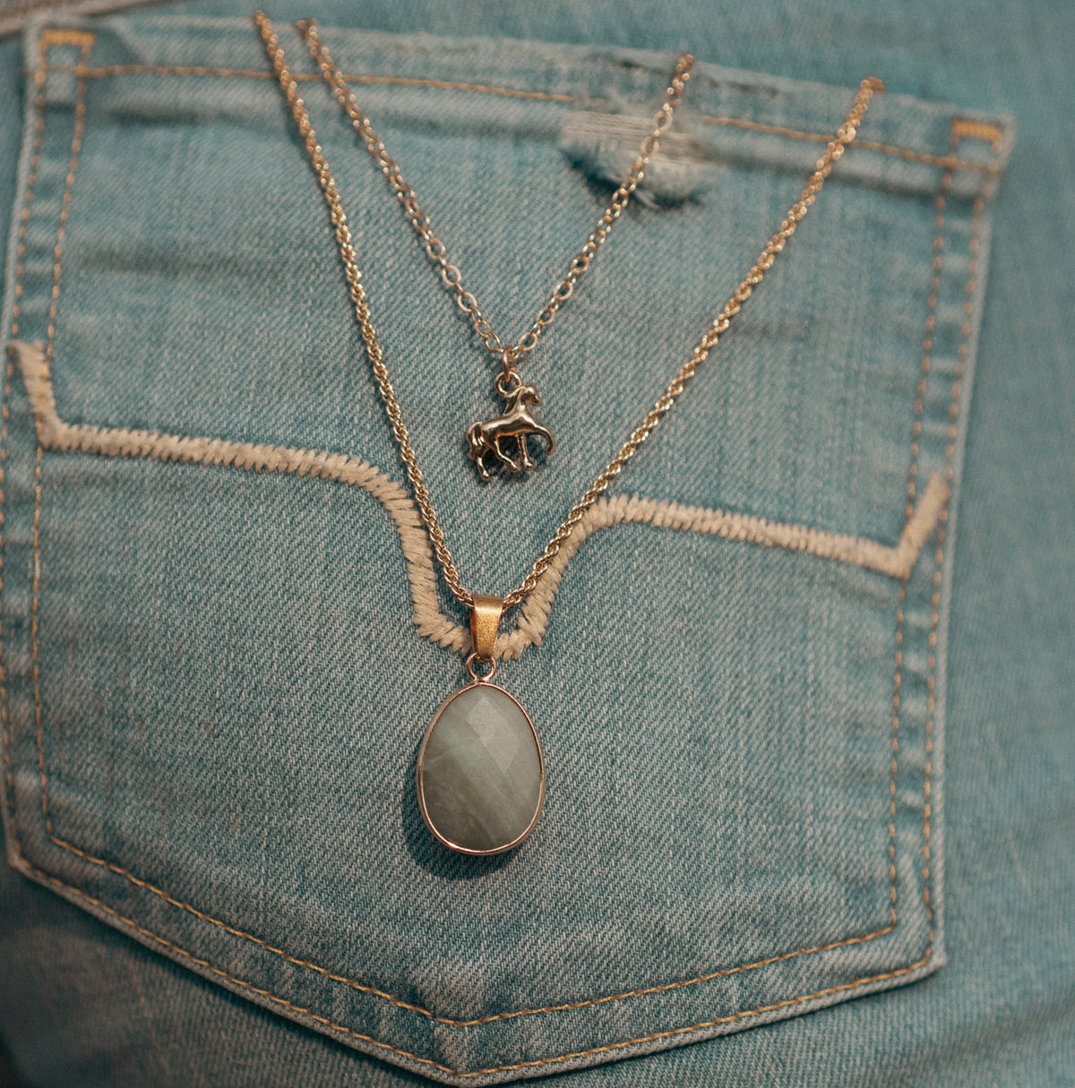 Amazonite Pendant necklace