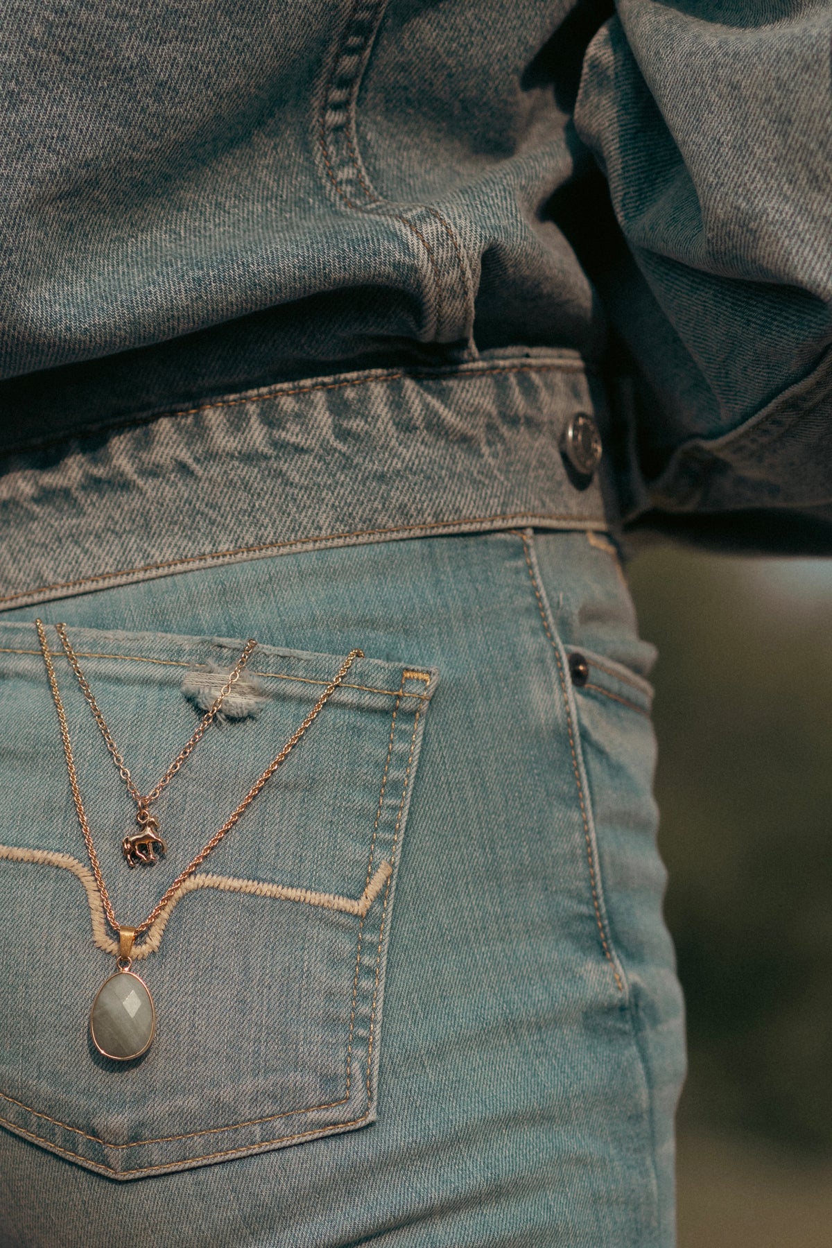 Golden Pony Necklace